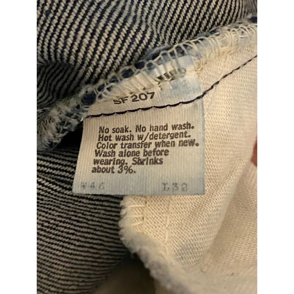 Levi's Men's Jeans 46x32 Blue 20505 Straight Leg Denim Classic 5 Pocket